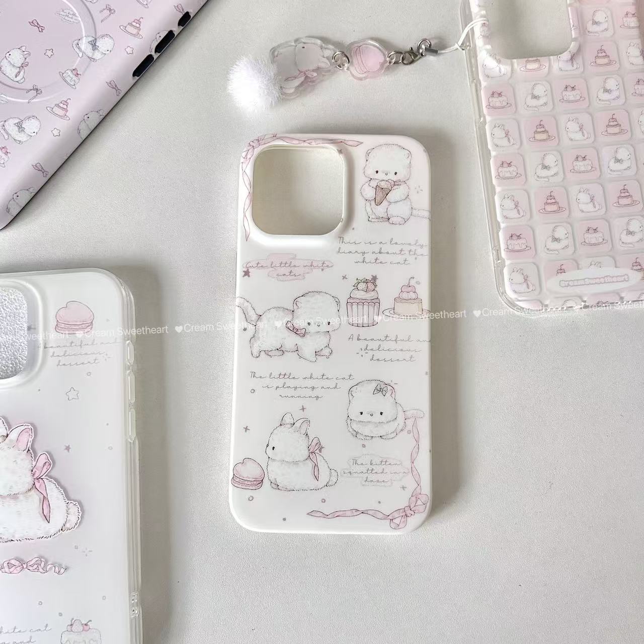Korea ins Pink Gradient Bunny  - Gradient Color Case 评论和价格