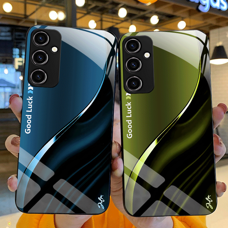 Hard Tempered Glass Case For R - Gradient Color Case 评论和价格